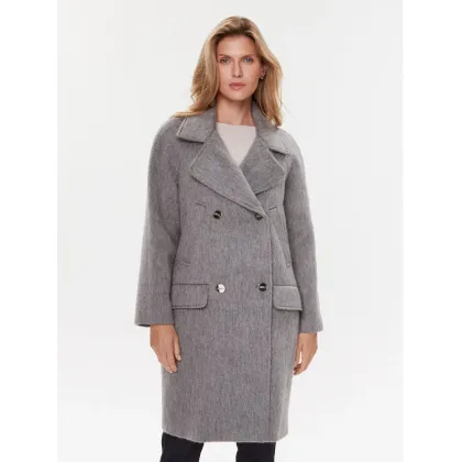 Zdjęcie Liu Jo Płaszcz wełniany CF3246 T2533 Szary Regular Fit
