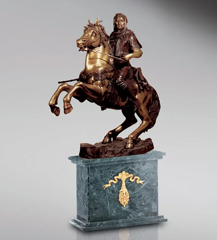 obrazek 1 Rzeźba wykonana z brązu przedstawiająca arabskiego jeźdźca - Fonderia Artistica Ruocco