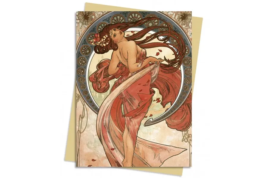 obrazek 1 Pakiet kartek na życzenia (Mucha: Sztuka tańca) - Flame Tree Publishing