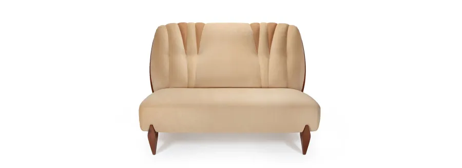 obrazek 3 Designerska piękna 2 osobowa sofa inspirowana wysokimi klifami wybrzeża Na Pali - Insidherland