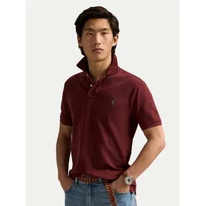 Zdjęcie Polo Ralph Lauren Polo 710536856457 Bordowy Slim Fit