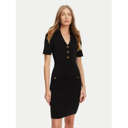 Zdjęcie Guess Sukienka dzianinowa W5YK29 Z0130 Czarny Slim Fit