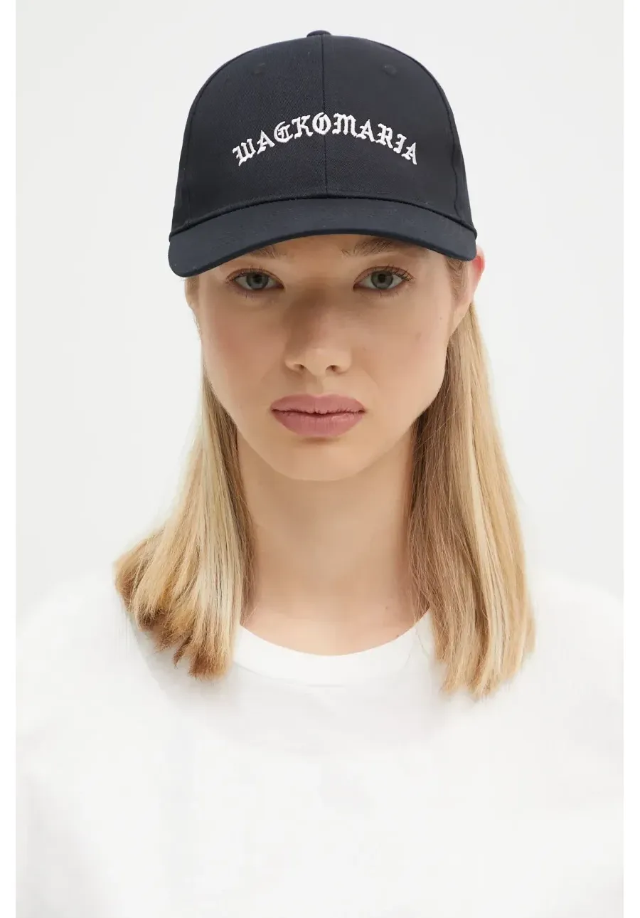 obrazek 1 Wacko Maria czapka z daszkiem 6 Panel Cap kolor czarny gładka 24FW-WMA-CP06