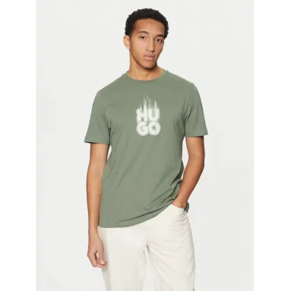 Zdjęcie HUGO T-Shirt Dalayer 50535363 Zielony Regular Fit