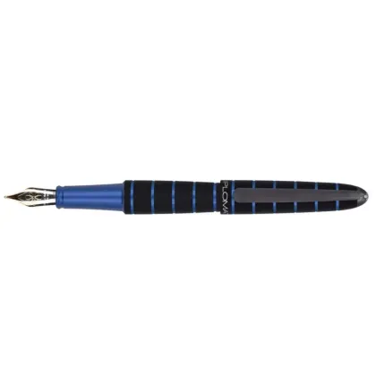 Picture Phenomenal Elox black/blue fountain pen, 14ct nib