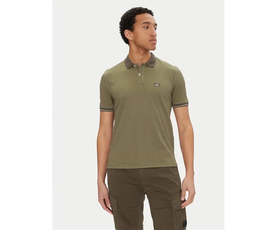 obrazek 1 C.P. Company Polo 18CMPL130A006263G Zielony Regular Fit