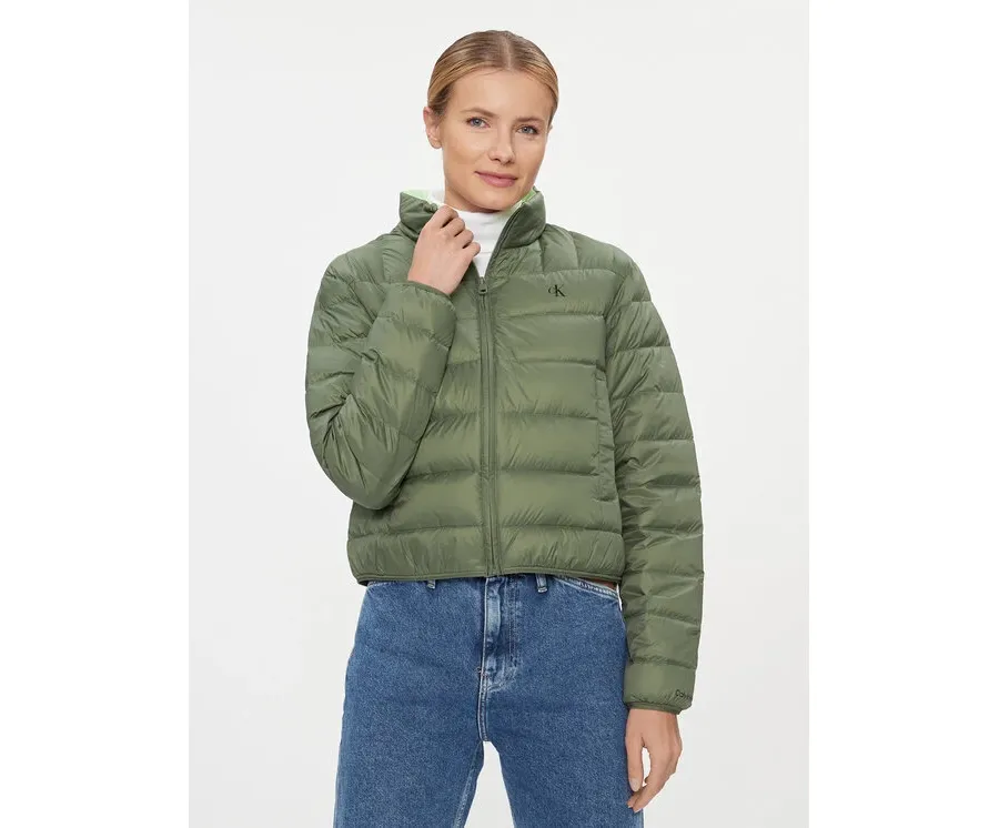 obrazek 1 Calvin Klein Jeans Kurtka puchowa J20J222585 Zielony Regular Fit