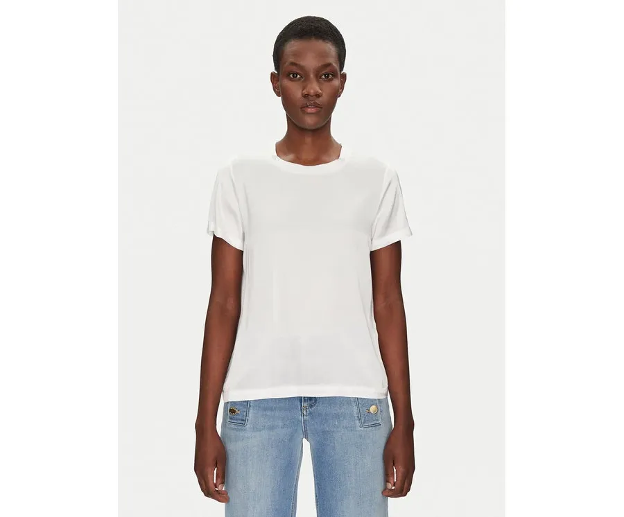 obrazek 1 ViCOLO Bluzka TD0007 Biały Relaxed Fit