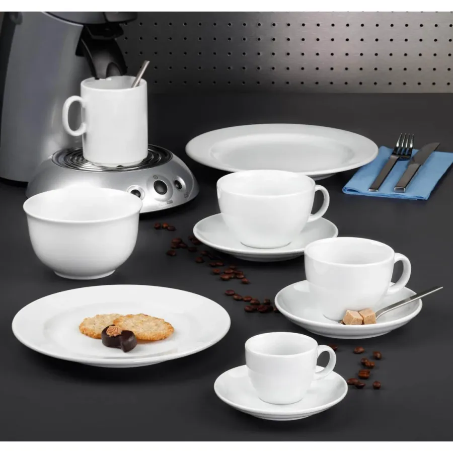 obrazek 4 Wyjątkowy porcelanowy okrągły talerz do makaronu 23 cm - Seltmann Weiden