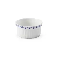 Zdjęcie Oryginalna foremka do pieczenia z porcelany z niebieskim zdobieniem – Leander
