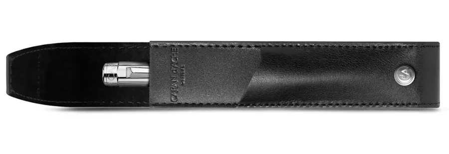 obrazek 1 Etui skórzane na 1 pióro - Delvaux Haute MaroQuinerie na 1 szt. Black