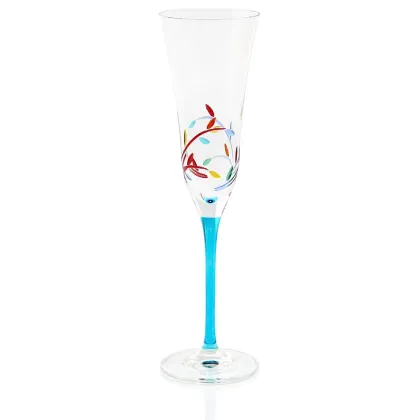 Zdjęcie Artystycznie malowany komplet 6 kieliszków do szampana (170 ml)