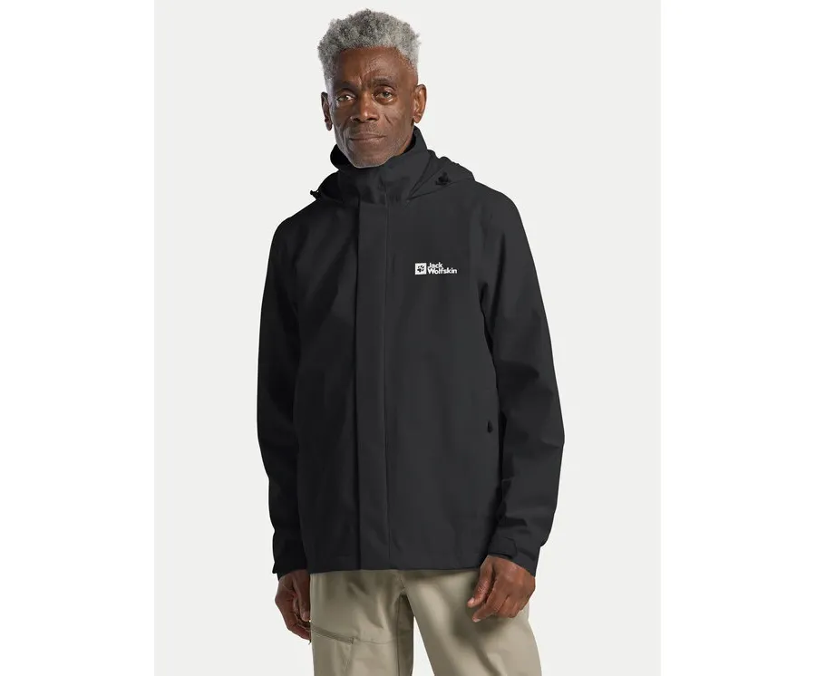 obrazek 1 Jack Wolfskin Kurtka outdoor Trailtime 2l A63903 Czarny Regular Fit
