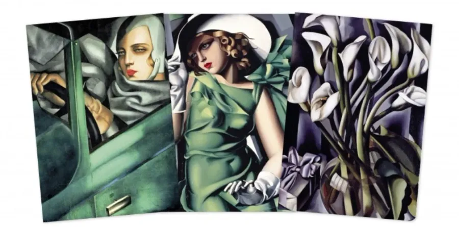 obrazek 2 Stylowa kolekcja midi notatników Tamara Łempicka - Flame Tree Studio