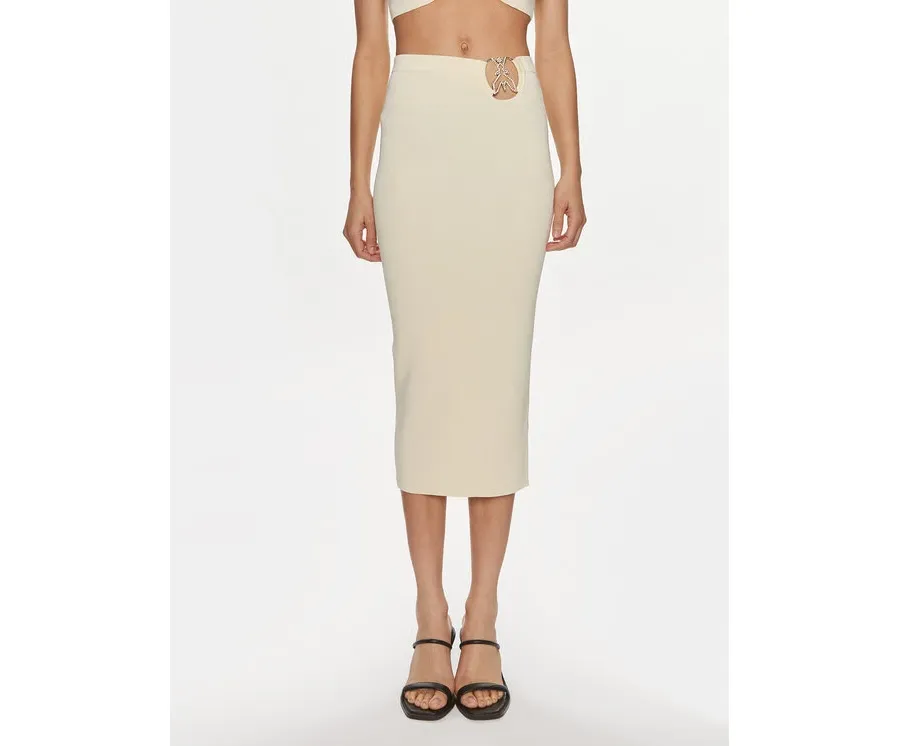 obrazek 1 Patrizia Pepe Spódnica ołówkowa 2G0974/K021-W362 Écru Modern Slim Fit