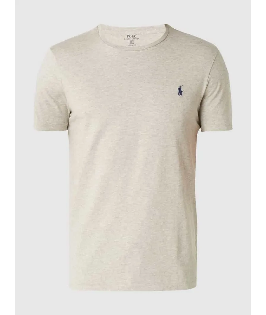 obrazek 1 T-shirt o kroju custom slim fit z wyhaftowanym logo