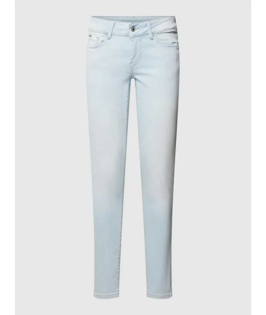 obrazek 1 Jeansy o kroju skinny fit z 5 kieszeniami model ‘SOHO’