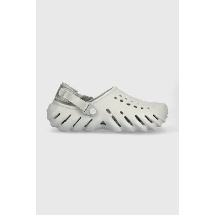 Zdjęcie Crocs klapki Echo Clog kolor szary 207937