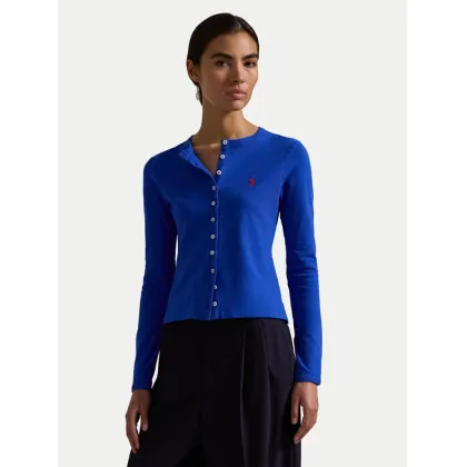 Zdjęcie Polo Ralph Lauren Kardigan 211941175007 Niebieski Slim Fit