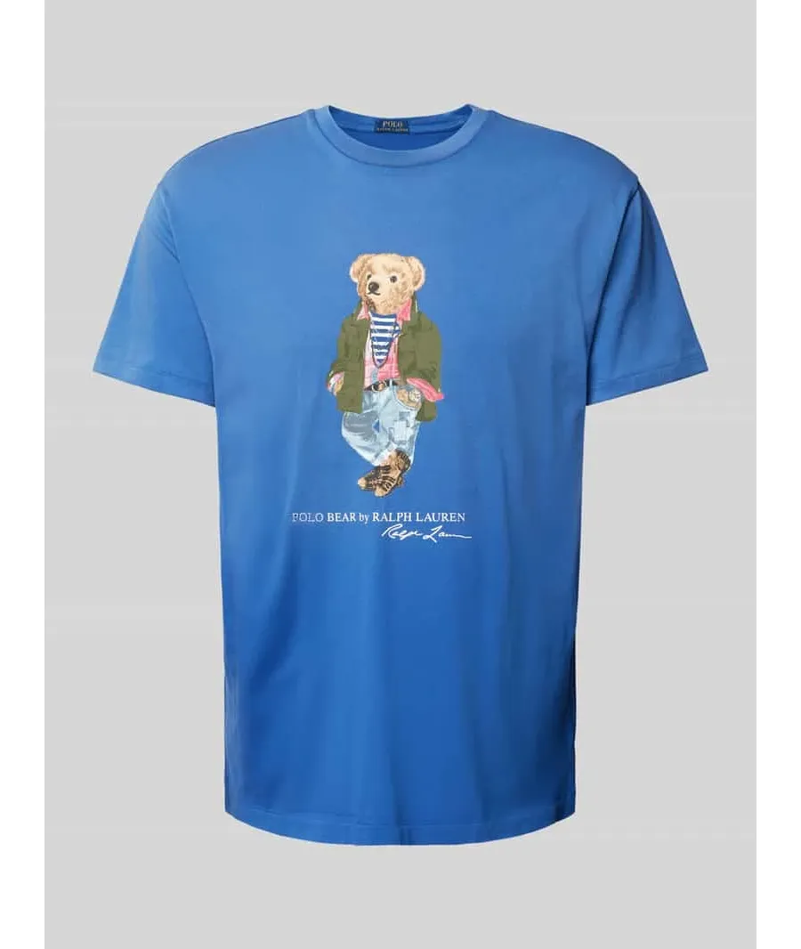 obrazek 1 Polo Ralph Lauren T-Shirt 710958193001 Niebieski Regular Fit