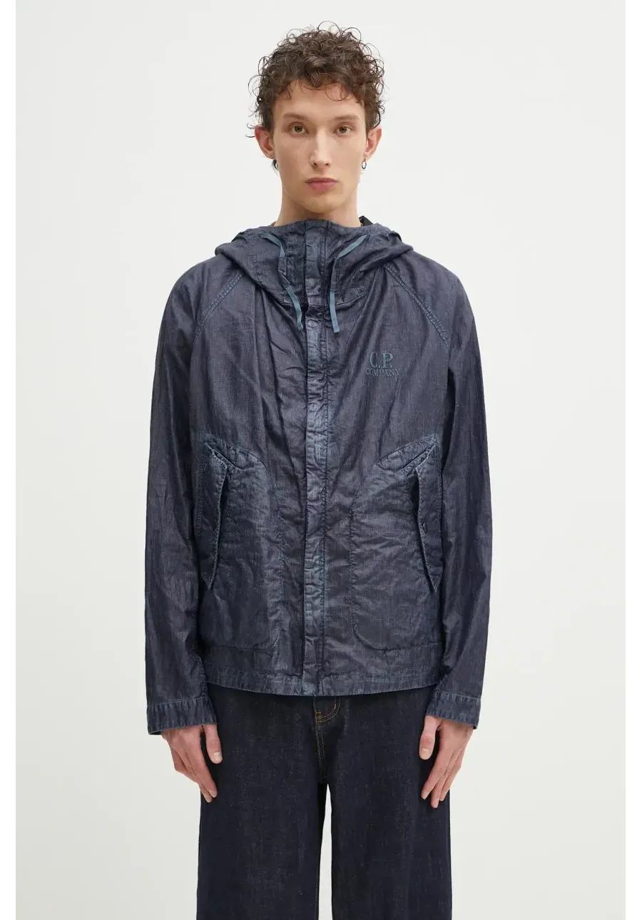 obrazek 1 C.P. Company kurtka męska kolor niebieski przejściowa oversize 18CMOW202A006284G