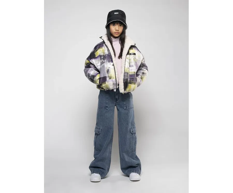 obrazek 1 DKNY Kurtka zimowa D36686 S Kolorowy Regular Fit