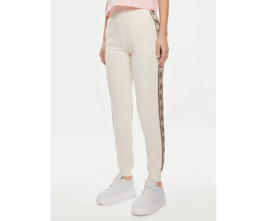 obrazek 1 Guess Spodnie dresowe Britney V2YB15 KB3P2 Écru Regular Fit