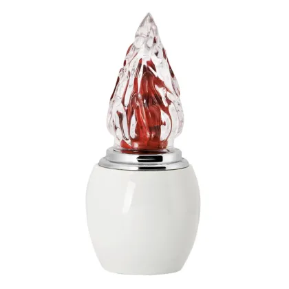 Zdjęcie Gustowna lampa wotywna na nagrobki z porcelany
