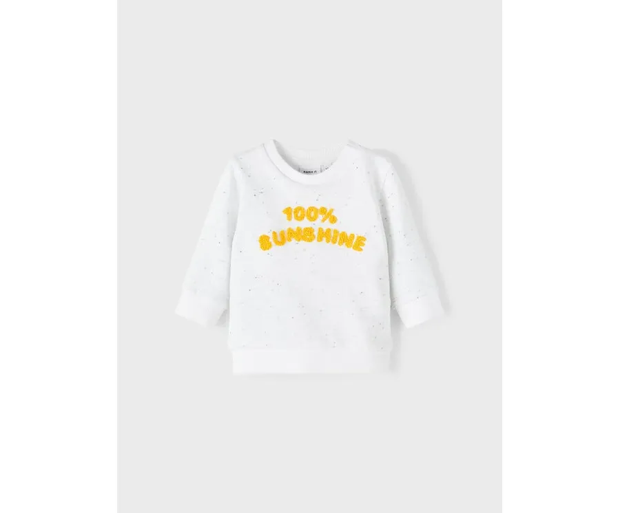 obrazek 1 NAME IT Bluza 13217669 Biały Regular Fit