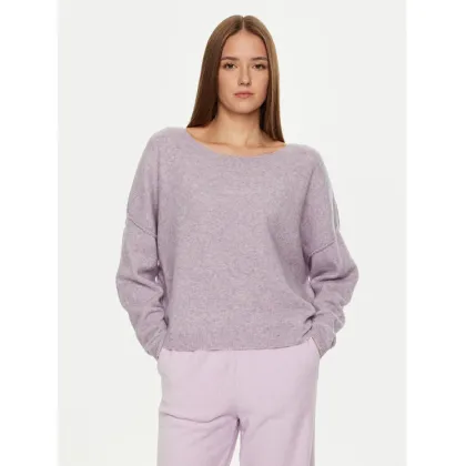 Zdjęcie American Vintage Sweter Damsville DAM225H24 Fioletowy Loose Fit