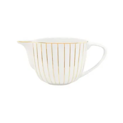 Zdjęcie Stylowa sosjerka porcelanowa Golden Orbit