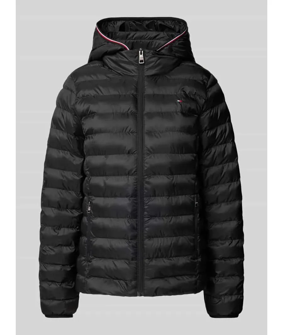 obrazek 1 Tommy Hilfiger Kurtka przejściowa Global Stripe WW0WW42046 Czarny Regular Fit