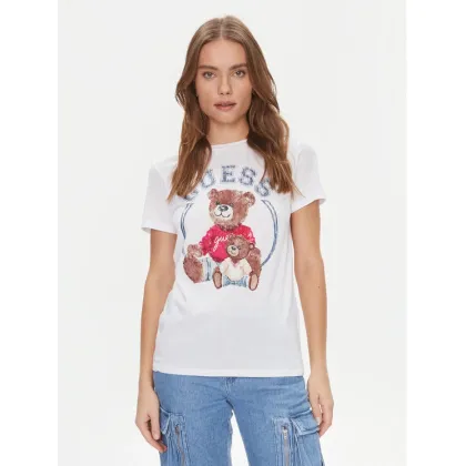 Zdjęcie Guess T-Shirt W4RI86 K9SN1 Biały Regular Fit