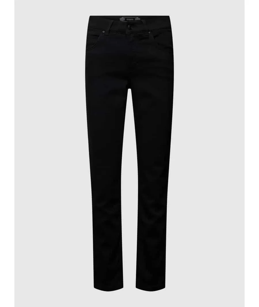 obrazek 1 Jeansy z 5 kieszeniami i efektem denimu