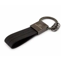 Picture Luxurious keychain available in leather or imitation leather with logo