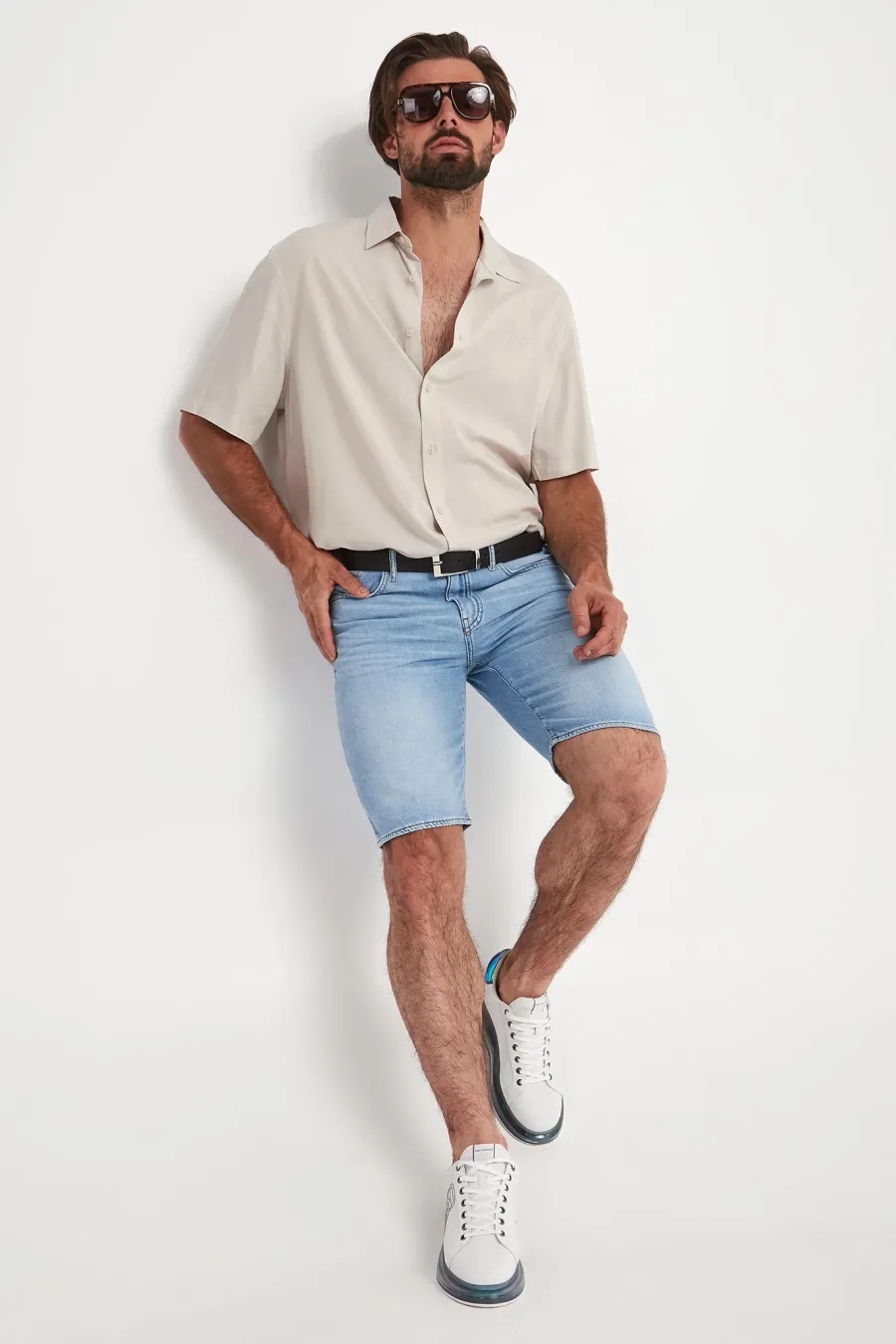 obrazek 1 Spodenki męskie jeansowe ARMANI EXCHANGE Armani Exchange