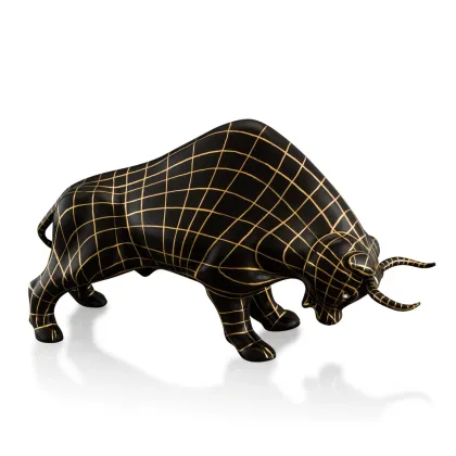 Zdjęcie Ceramiczna statua walczącego byka - Ahura