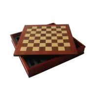 Zdjęcie Klasyczna plansza szachowa z drewna B08693