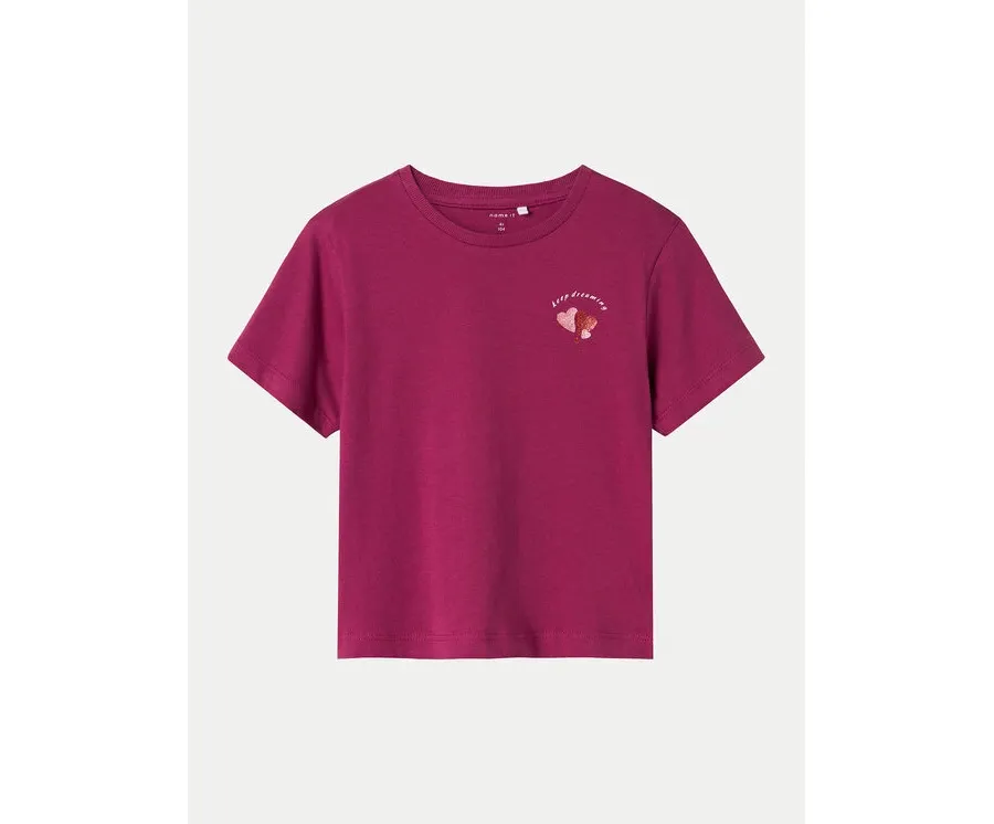 obrazek 1 NAME IT T-Shirt Betria 13238045 Fioletowy Regular Fit