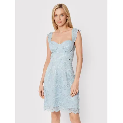 Zdjęcie Guess Sukienka koktajlowa W2YK70 KAQN0 Błękitny Slim Fit