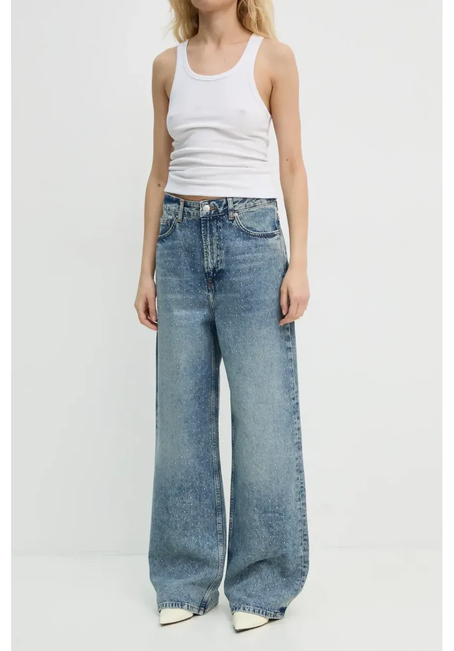 obrazek 1 Samsoe Samsoe jeansy SHELLY damskie high waist F23100208