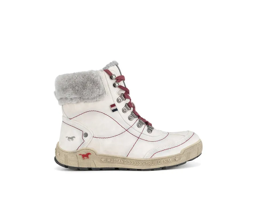 obrazek 1 Mustang Botki 1290-607 Biały
