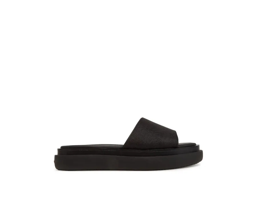 obrazek 1 Calvin Klein Klapki Flatform Slide Jacq HW0HW02461 Czarny