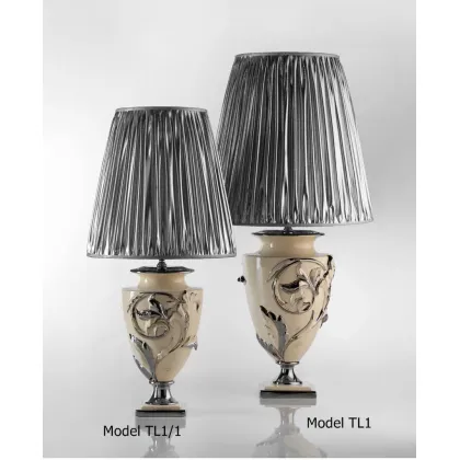 Picture Italian lamp on a chest of drawers