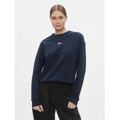 Zdjęcie Tommy Jeans Bluza Badge DW0DW17325 Granatowy Regular Fit