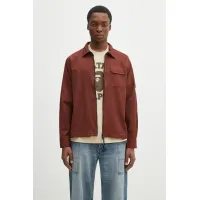 Zdjęcie C.P. Company kurtka bawełniana kolor pomarańczowy przejściowa 18CMOS124A110143G