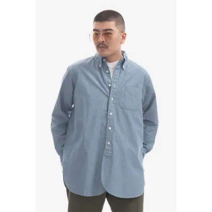 Zdjęcie Engineered Garments koszula bawełniana Engineered Garments 19 Century BD męska kolor niebieski regular z kołnierzykiem klasycznym 23S1A001.CV001-CV001