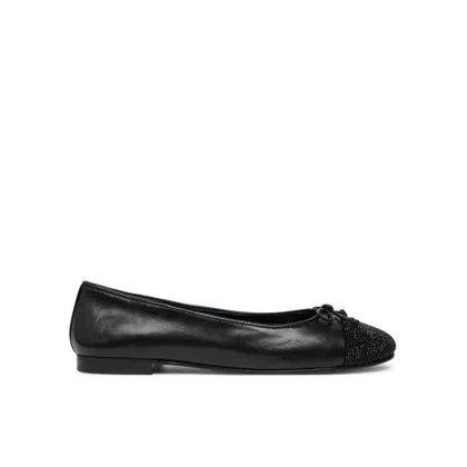 Zdjęcie Tory Burch Baleriny Cap-Toe Pave Ballet 166214 Czarny