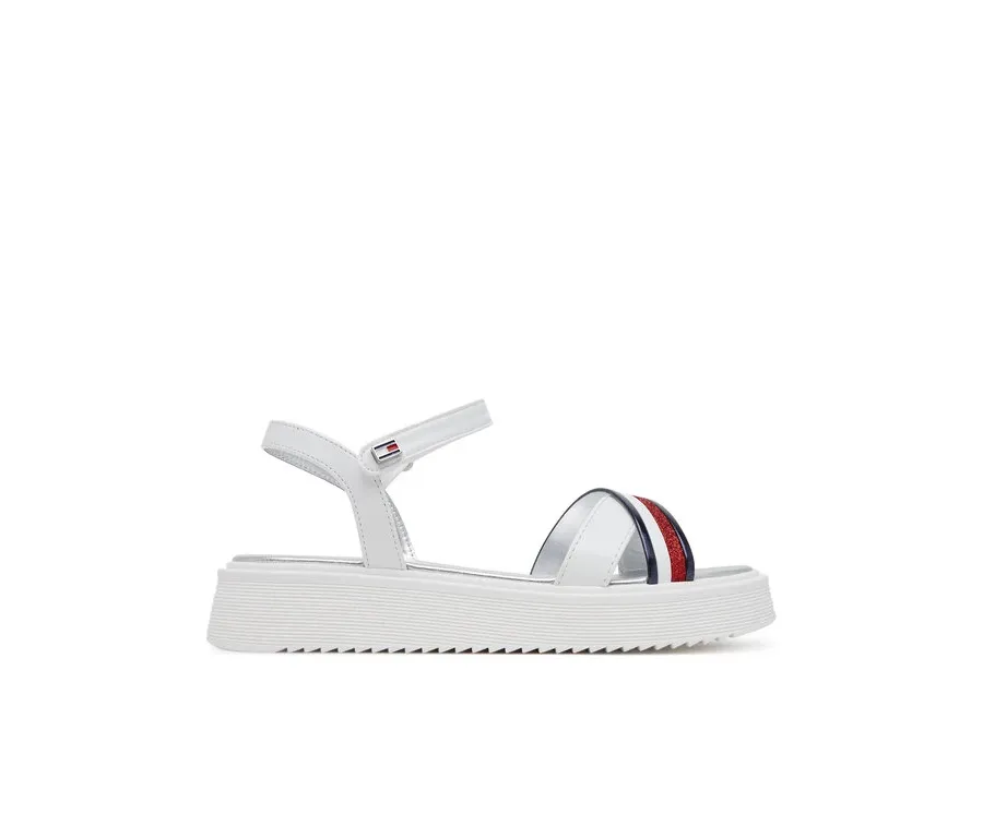 obrazek 1 Tommy Hilfiger Sandały Sandal T4A2-33799-0273 S Biały