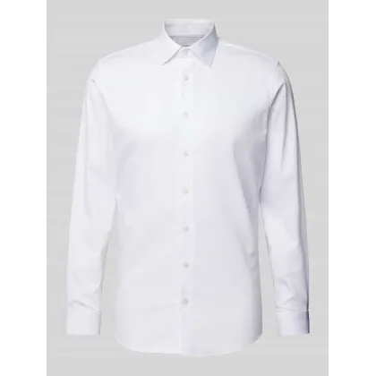 Zdjęcie Koszula biznesowa o kroju slim fit z kołnierzykiem typu kent